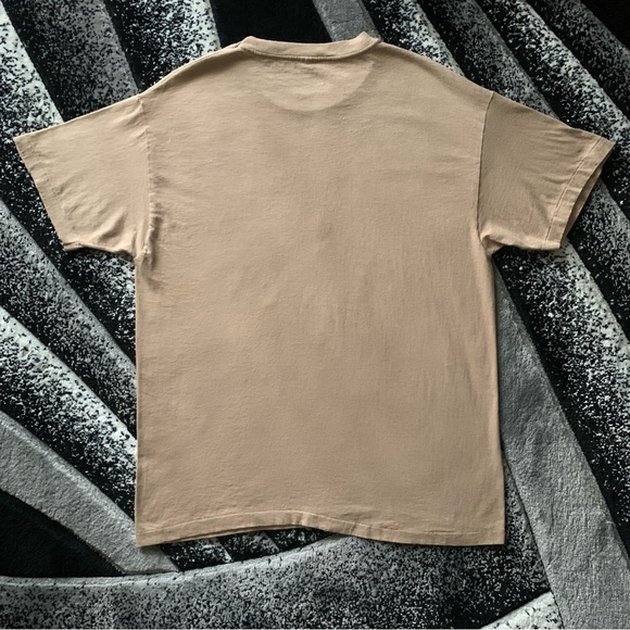 Vintage 90s Single Stitch Native American Dream Catcher Blue Bear Tan T-shirt - Picture 5 of 7